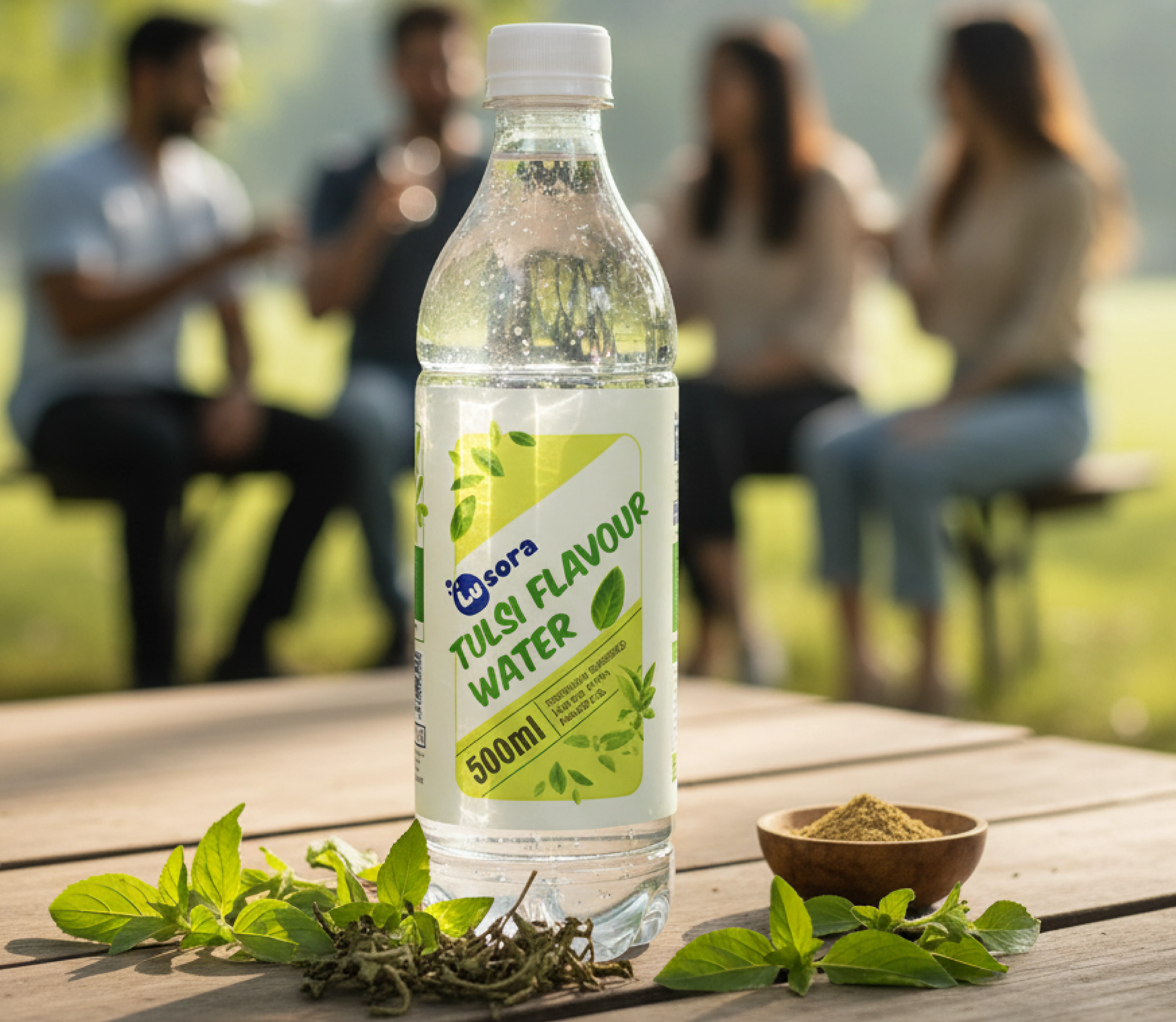 Tulsi Flavoured Water